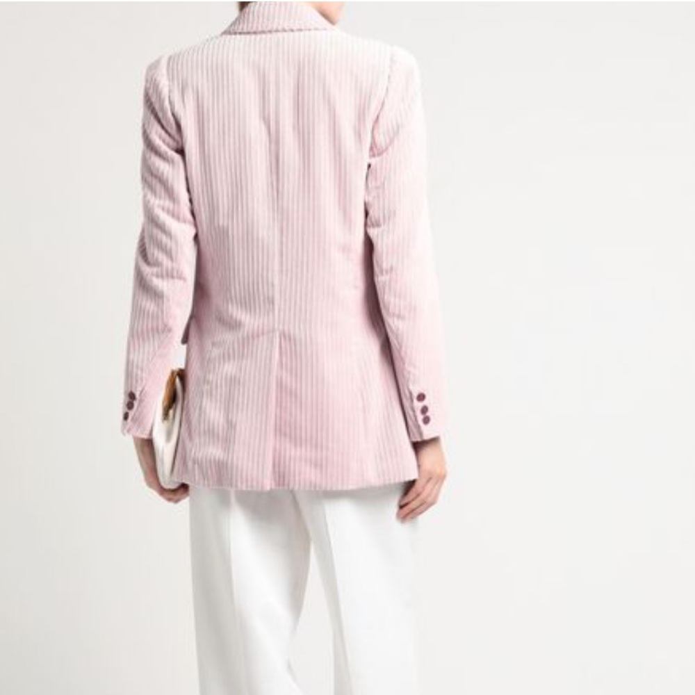 💥 CLEARANCE!!💥 Isabel Marant Malyake Pink Corduroy Blazer single breasted… - Picture 3 of 14